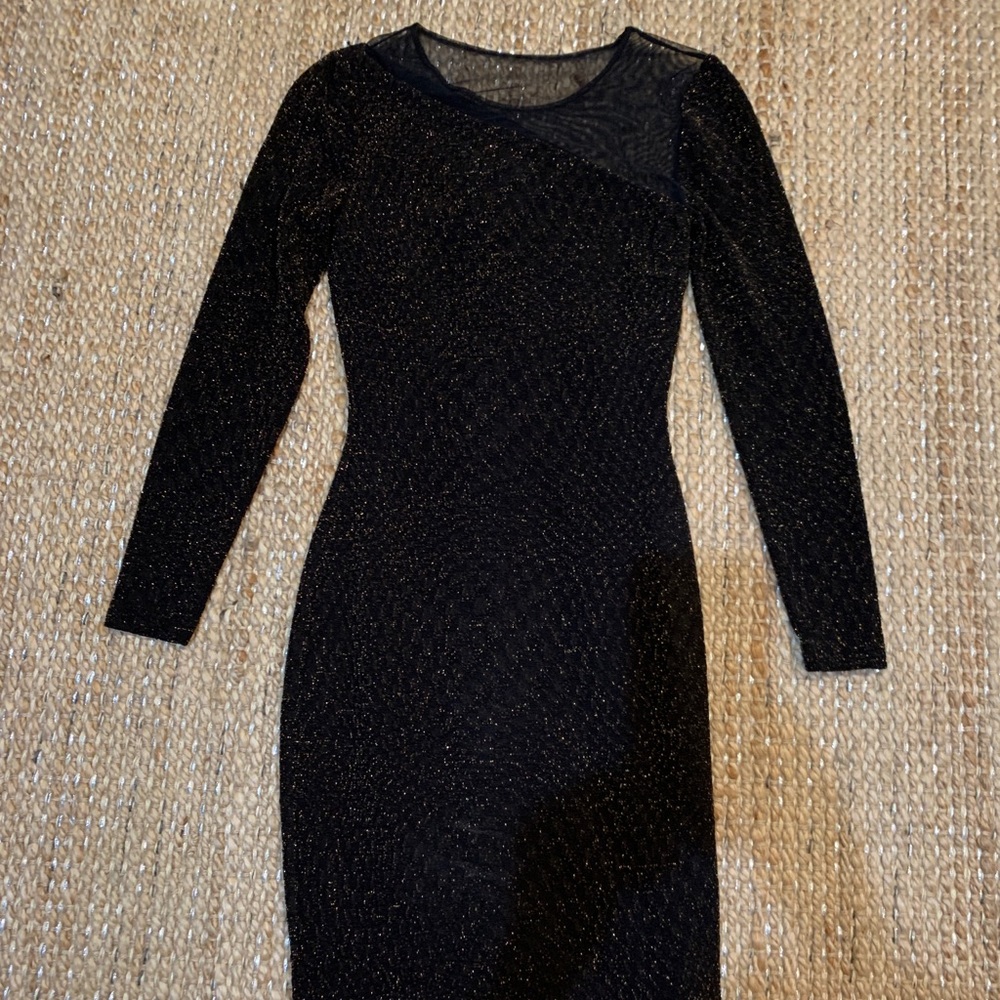 Reiss long sleeve knit dress